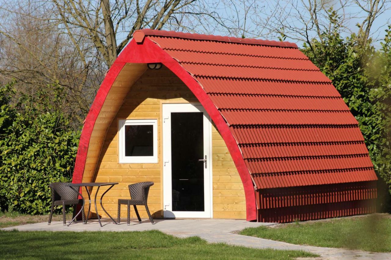 Luxe Eco Pod Op Camping De Stal Drijber Экстерьер фото